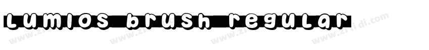 Lumios Brush Regular字体转换
